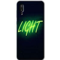 Galaxy A02 Kılıf HD Desen Baskılı Arka Kapak - Neon İnscription