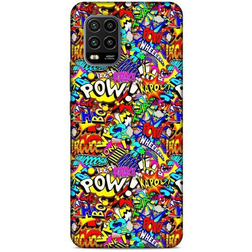 Graffitix (33) Desenli Silikon Kapak Xiaomi Mi 10 Lite Kılıf