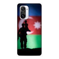 Xiaomi Redmi K40 Uyumlu Kılıf Azarbaijan (14) Lansman Kılıf Asker Bayrak