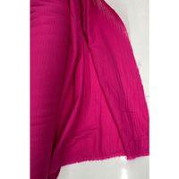 Çok Amaçlı Müslin Pamuklu Bebek Örtü ve Battaniye Kumaşı Müslin Bez Fuşya 73