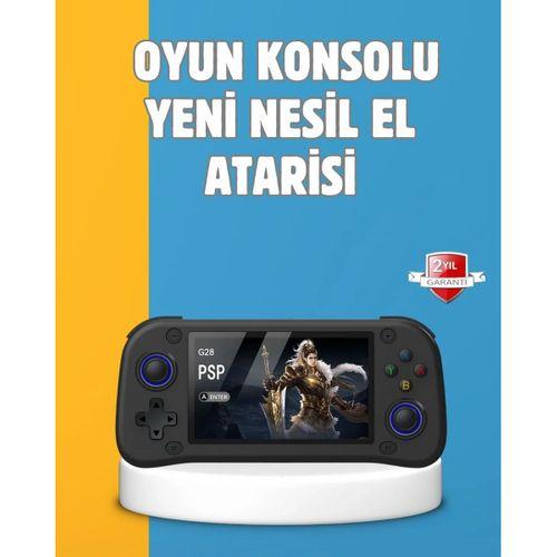 Taşınabilir El Tipi Oyun Konsolu Çoklu Emülatör Destekli 64gb