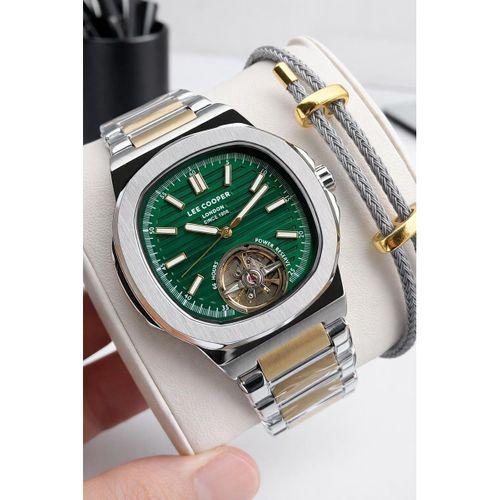 Lee Cooper 2 Yıl Garantili Otomatik Mekanizma İtalyan Bileklik Hediyeli 5 Atm Erkek Kol Saati LC.270