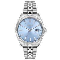 Wesse WWG208207 Quartz Çelik Gri Mavi Kadran 43 mm Erkek Kol Saati