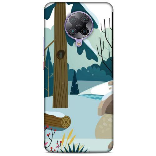 Xiaomi Poco F2 Pro Kılıf Snowix (17) Tasarım Kılıf Yeşil