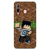 Lopard Samsung Galaxy A60 Uyumlu Kılıf PiXel (41) Tank Kılıf Bob