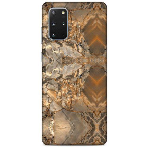 Mermer Desenli (8) Tema Baskılı Kılıf Açık Kahverengi Samsung Galaxy S20 Plus Kılıf