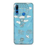 Huawei Y9 Prime 2019 Kılıf Vintage Seyahat Arka Kapak Silikon Koruma Full Koruyucu