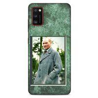 Lopard Samsung Galaxy A41 Uyumlu Kılıf Atatürk (20) Koruyucu Kılıf