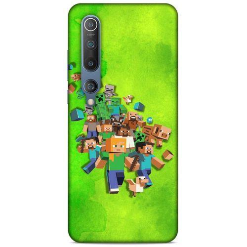 Lopard Xiaomi Mi 10 Uyumlu Kılıf PiXel (28) Arka Kapak Steve Karakter
