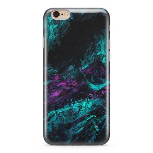 Apple iPhone 6 6s Kılıf Dağılmış Mürekkep Arka Kapak Koruma Desenli Full Koruyucu