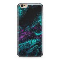 Apple iPhone 6 6s Kılıf Dağılmış Mürekkep Arka Kapak Koruma Desenli Full Koruyucu