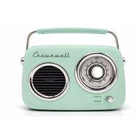 Retro Tasarımlı Bluetooth Fm Radyo Mint Yeşil