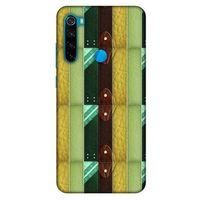 Xiaomi Redmi Note 8 Kılıf Patchwork (15) Antişok Kılıf Yeşil Kahve