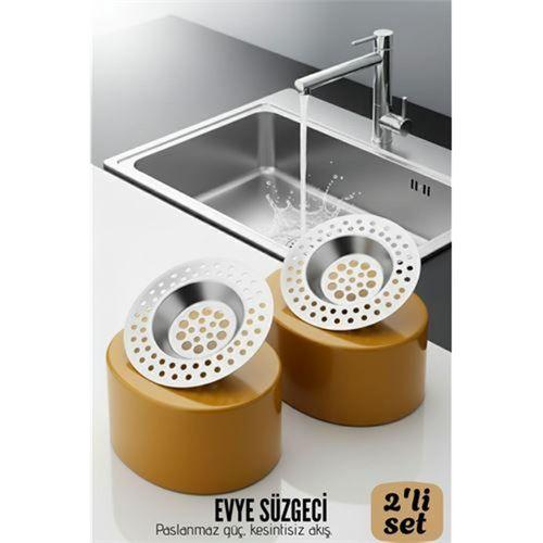 Çelik Lavabo Süzgeci 2 ADET 721232
