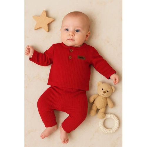 Çizgili Kumaş % 100 Pamuk 2'li Unisex Takım