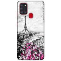 Cityx (8) Samsung Galaxy A21s Kılıf Silikon Kapak Desenli