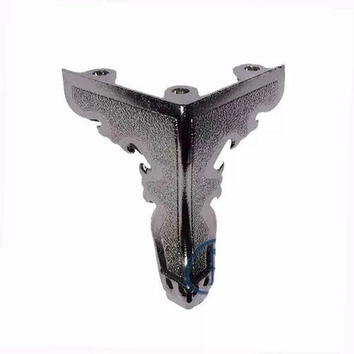 Kelebek Ahşap, Sunta Sandık Ayağı, Kutu Ayak 5,5 Cm - Nikel