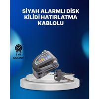 Suya Dayanıklı 110db Alarmlı Çelik Disk Kilidi