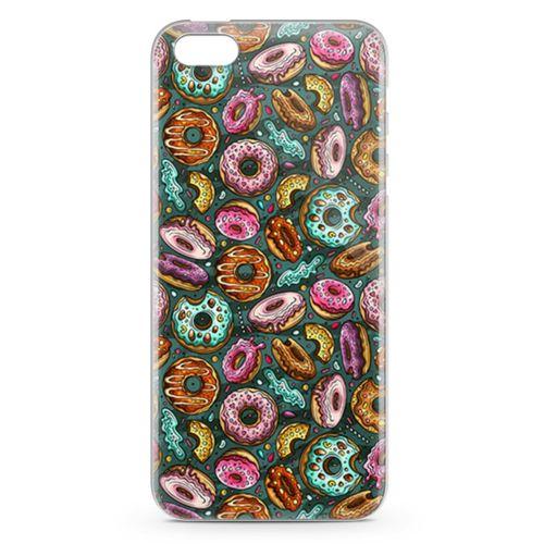 Apple iPhone SE Kılıf Donutlar Arka Kapak Koruma Desenli Full Koruyucu