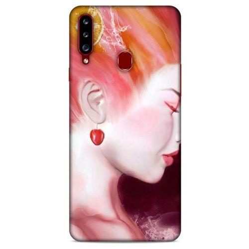 Samsung Galaxy A20s Uyumlu Kılıf Pembe Delisi (26) Tpu Silikon Kılıf Kiraz
