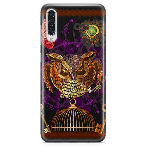 Samsung Galaxy A50s Kılıf Gotik Baykuş Arka Kapak Koruma Desenli Full Koruyucu