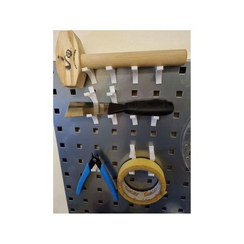 Pegboard Klips Seti – 3D Baskı Organizer (Bu ürün Sadece Plastik parçadır - Almadan Önce Soru Sorabilirsiniz)