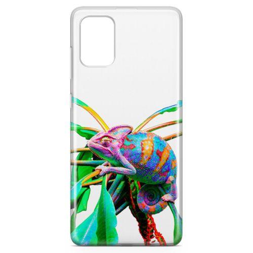 Samsung Galaxy A71 Kılıf İguana Arka Kapak Koruma Desenli Full Koruyucu