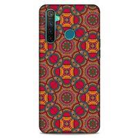 Ethnic Culture (35) Oppo Realme 5 Pro Kılıf Silikon Kapak Desenli