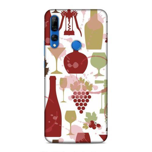 Huawei Y9 Prime 2019 Kılıf Wine Arka Kapak Silikon Koruma Full Koruyucu