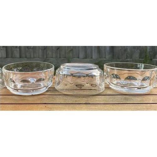 3 Adet Cam Kase,Cerezlık,Dondurma,Kuruyemiş,Kahvaltılık,Recellık 10,5X10,5X5Cm