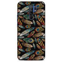Xiaomi Redmi 9 Kılıf Desenli Özel Seri Tüyler (28) Arka Kapak
