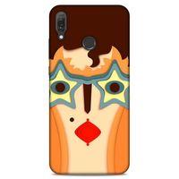 Lopard Huawei Y9 2019 Uyumlu Kılıf Soyut Sanat (2) Desenli Kabı