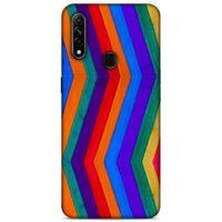 Lopard Oppo A31 Uyumlu Kılıf Wood'X (25) Antişok Kapak Baskılı