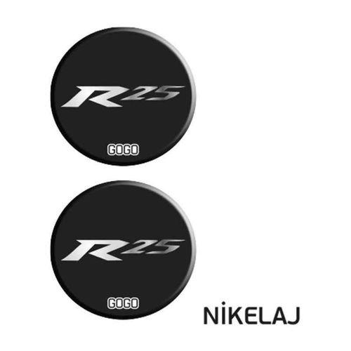 YAMAHA Yamaha R25 Uyumlu Koruma Takoz 2 (4X4) İkili Damla Etiket