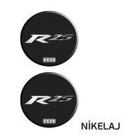 YAMAHA Yamaha R25 Uyumlu Koruma Takoz 2 (4X4) İkili Damla Etiket