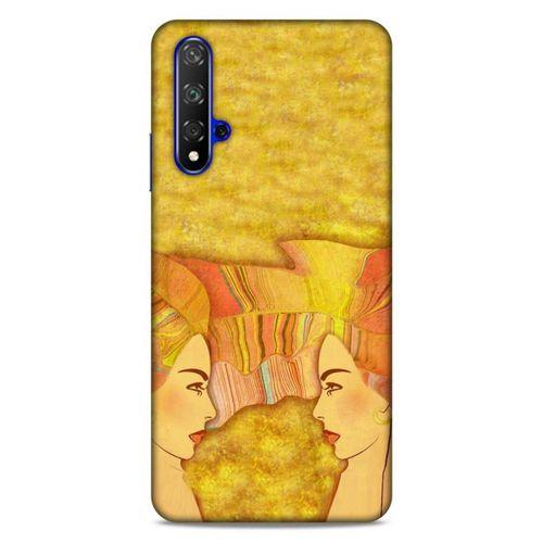 Lopard Huawei P Smart S 2020 Uyumlu Kılıf Sürreal Yüzler ♀ (16) Kalın Kılıf Desenli