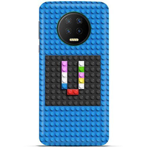 Lopard İnfinix Note 7 Uyumlu Kılıf BloX (35) Fit Design Kılıf V Harfi