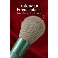 Göz Farı Allık Fondöten İçin Uygun 13'lü Makyaj Fırçası Seti Kompakt Tasarım