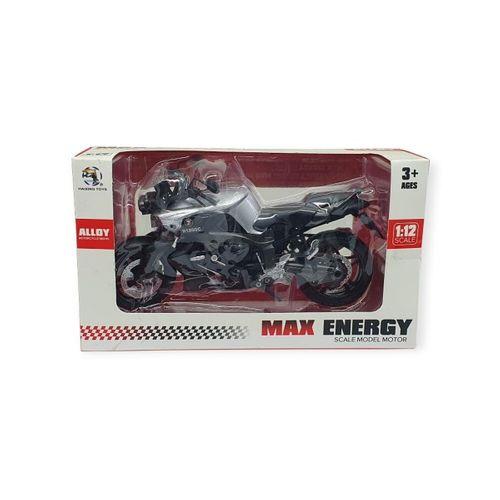 1:12 Ölçekli Model Motosiklet - BMW - HX792-1- Gri