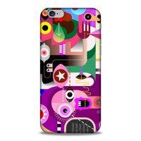 Lopard Apple Iphone 6 Uyumlu Kılıf Soyut Sanat (22) Desenli Tam Koruma Kılıfı