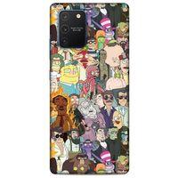 Samsung Galaxy S10 Lite Uyumlu Kılıf Rick And Morty (33) Hybrid Kılıf Killer Rick