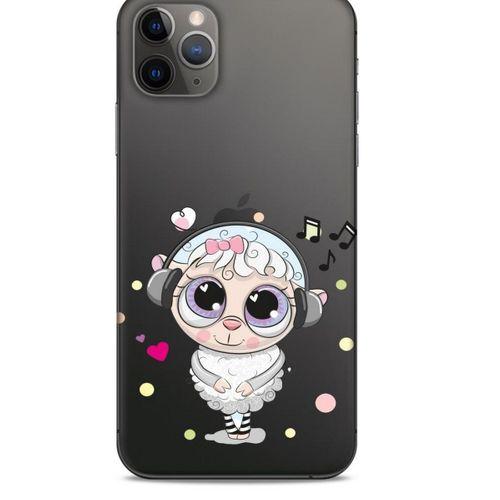 Zoologix (72) Apple Iphone 11 Pro Max Şeffaf Kılıf Silikon Desenli