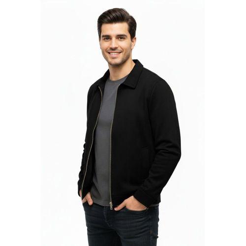 Erkek Siyah Regular Fit Mevsimlik Süet Spor Mont8091 BGL-ST05013