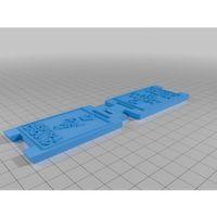 Karşılama Yazılı Zemin Standı – 3D Baskı Dekor