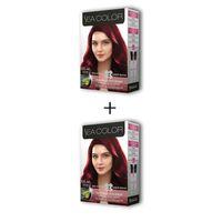 2X2 Tüp Krem Saç Boyası Seti Ateş Kızılı No:66.46