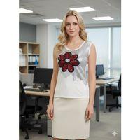 Şahinler Bayan Simli Sıfır Kol Atlet B388