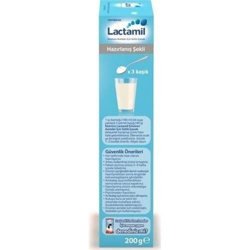 Lactamil Emziren Anneler İçin Sütlü İçecek 200 Gr