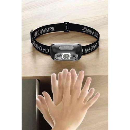 Kafa Lambası Kamp Lambası Led Işık Şarjlı Ayarlanabilir