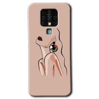 Potkal Hediye Fabrikası Tecno Camon 16 Kılıf HD Desen Baskılı Arka Kapak - Çizim Silüet