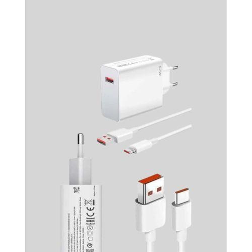 67 Watt Hızlı Şarj Adaptörü Samsung S20 S21 S22 S23 Uyumlu